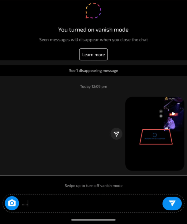 Avoid Using Vanish Mode for Serious Talks Avoid Using Vanish Mode for Serious Talks