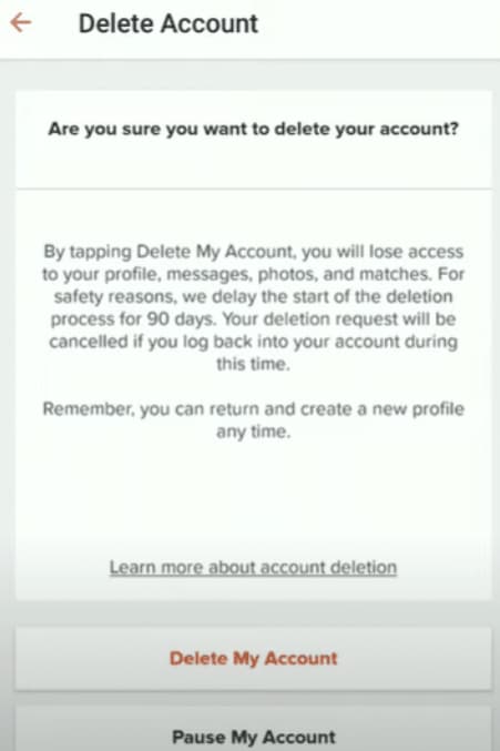 Confirm Final Deletion Confirm Final Deletion