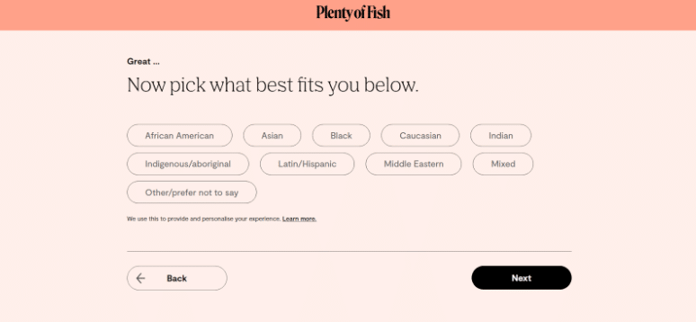 POF Profile Creation POF Profile Creation