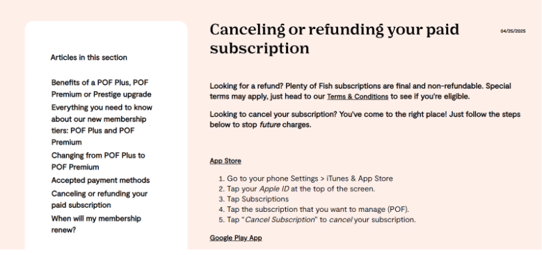 POF Refunds POF Refunds