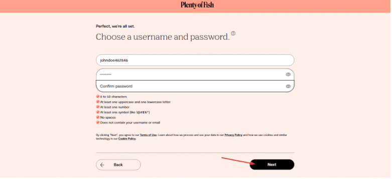 POF Username & Password POF Username & Password