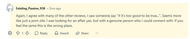 Reddit user Existing_Passion_938