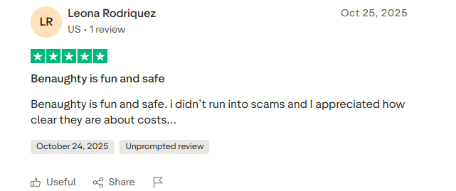 Trustpilot reviewer Leona Rodriguez